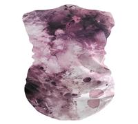 Acquerello Astratto Splash-ink Viola Scuro Caldo/Freddo Protezione solare Ghetta Collo Raffreddamento Asciugatura Rapida Maschere per Ciclismo Caccia Moto