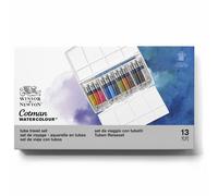 ACQUERELLO COTMAN WINSOR&NEWTON SET PAINTING PLUS 12 tubetti da 8ml. Acquerelli