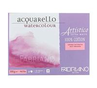 Acquerello di 23 x 30,5 cm 20 4 AEW Extra Bianco Satinato di grana di carta acquerello Fabriano