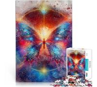 Acquerello di farfalla cosmica puzzle 1000 pezzi per adulti Giocattoli Giochi Educativi Antistress offerte come regali per tutta la famiglia 38x26cm