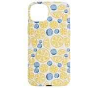 Acquerello Estate Limone Mirtillo Amante Della Frutta Girly Custodia per iPhone 15 Plus