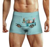 Acquerello Fattoria Animali Camion Uomo Boxer Breve Boxer Shorts Stampa Biancheria Intima Stretch Boxer Tronco Morbido, Come nella foto, XXL