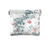 Acquerello Fiori Donne Uomini Portamonete In Pelle Carino Custodie di Carta Organizzatori di Soldi per Le, Fiori ad acquerello., 4.33"(L) x 3.74"(W) x 0.39"(H), classico