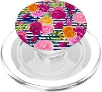 Acquerello Fiori Floreale Rosa Blu Rose Primavera Estate PopSockets PopGrip per MagSafe
