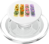 Acquerello Floreale Girasoli Calendule Dalie Astri PopSockets PopGrip per MagSafe