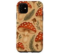 Acquerello Fly Agaric Fungo Modello Cottagecore Woodland Custodia per iPhone 11