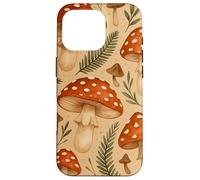 Acquerello Fly Agaric Fungo Modello Cottagecore Woodland Custodia per iPhone 16 Pro