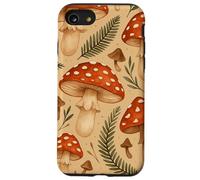 Acquerello Fly Agaric Fungo Modello Cottagecore Woodland Custodia per iPhone SE (2020) / 7/8