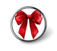 Acquerello Grande Fiocco Rosso Lungo Nastro Rotondo Spilla per Uomo Donna Moda Distintivo Collare Pin Vestito Giacca Zaino Accessori