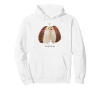 Acquerello HedgeHugs - Cute Hedgehogs Abbraccia Amore & Amicizia Felpa con Cappuccio