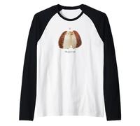 Acquerello HedgeHugs - Cute Hedgehogs Abbraccia Amore & Amicizia Maglia con Maniche Raglan