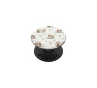 Acquerello Prairie Longhorn Vitello Wildflower Ranch PopSockets PopGrip Adesivo