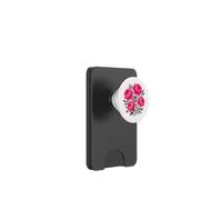 Acquerello Rosa Magenta Peonia Bouquet Floreale Forme Mania PopSockets PopWallet per MagSafe