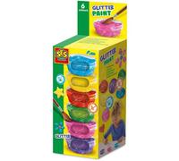 Acquerello SES Creative Glitter Set 6 Tubi 45ml Colori Lavabili Bambini