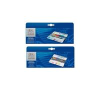 Acquerello tascabile Winsor&Newton Cotman 12 mezzi godet assortiti in scatola di