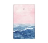 Acquerello The Sea Soft Pink Singolo Toggle Blank Wall Plate Copertura Interruttore Luce Decorativo 1 Gang per Cucina Camera Bagno Dimensioni 11,4 x 7 cm