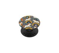 Acquerello Unicorno Arcobaleno Pattern Boho Carino Magico Fantasy PopSockets PopGrip Adesivo