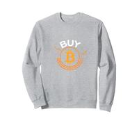 Acquista Bitcoin Crypto Investor Valuta Digitale Trendy Felpa, Unisex per Adulti, Grigio Melange, L
