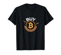 Acquista Bitcoin Crypto Investor Valuta Digitale Trendy Maglietta, Uomo, Nero, XL