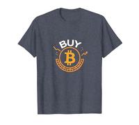 Acquista Bitcoin Crypto Investor Valuta Digitale Trendy Maglietta, Uomo, Pervinca, XXL