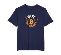 Acquista Bitcoin Crypto Investor Valuta Digitale Trendy Maglietta, Uomo Taglie Grandi, Navy, 4X Tall