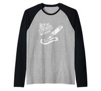 Acquista Il Biglietto, Take The Ride - Matita Poeta Artista scrittore Maglia con Maniche Raglan