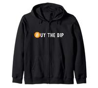 Acquista Il Dip Funny Bitcoin Crypto Cryptocurrency Felpa con Cappuccio