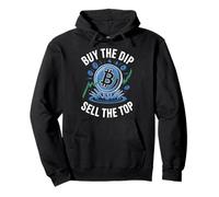 Acquista Il Tuffo Vendi Il Top Crypto Bitcoin Felpa con Cappuccio