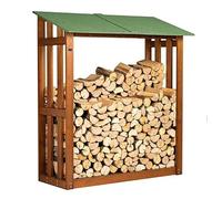 Acquista in Fabbrica Portalegna Legnaia in Legno da giardino esterno ripostiglio MADE IN ITALY Mod. L180 Mis. L180 x P70 x 180H