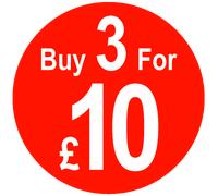 Acquista X Per £ X Multi Acquisto Price Stickers - Rosso