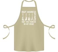 Acquisto Altro Chitarre Say The Voices Divertente Cotone Grembiule 100% Organico