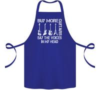 Acquisto Altro Chitarre Say The Voices Divertente Cotone Grembiule 100% Organico
