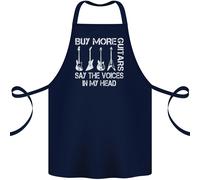 Acquisto Altro Chitarre Say The Voices Divertente Cotone Grembiule 100% Organico