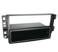 ACR Autoradio Cornice 1-DIN 2-DIN Montaggio per Chevrolet Aveo KLAS Nero Opaco