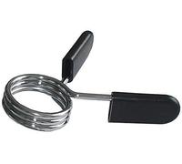 ACRA Collari a Manubrio e a bilanciere, Supporto a Manubrio, Dispositivo di bloccaggio, collari a Molla, Clip a Molla, Morsetti a Leva di Peso per manubri in Nero (Diametro 25cm)