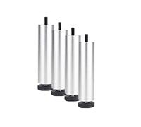 ACRaBoss Gambe per Mobili, 4 Pezzi Gambe per Divani Gambe per Mobili in Metallo, 3 Colori Texture Sabbia, Piedini Di Base Regolabili, Gambe per Mobili da 6-25 cm Gambe per Tavoli con Bulloni M8/Sier/1