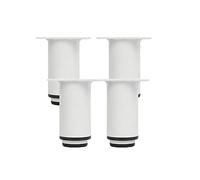 ACRaBoss Gambe per Mobili, Gambe per Mobili Regolabili Moderne, Gambe per Tavoli in Met4 Pezzi con Viti, Piedini Di Ricambio per Mobili, Gambe per Divani, Piedini per Armadietti, Comodini, Acciaio Lam