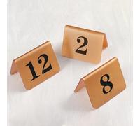 ACRaBoss Numeri da Tavolo in Acrilico, Numeri da Tavolo Bifacciali da 1 a 10, Cartelli con Numeri da Tavolo per Matrimoni, Feste, Banchetti e Ricevimenti, Visualizzazibifacciale Dei Numeri, Numeri da