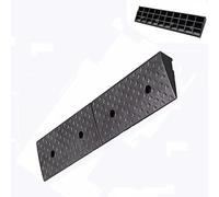 ACRaBoss Rampe in gomma per marciapiedi auto, rampe di marciapiede ad alta resistenza per ingressi di veicoli, rampe di carico antiscivolo per camion e sedie a rotelle./100 x 22 x 5 cm