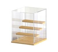 Acrilici impilabili Vetrina Stand Per Desktop Miniature Collectibles Scatola di Immagazzinaggio Trasparente Modelli Giocattolo Vetrina Antipolvere