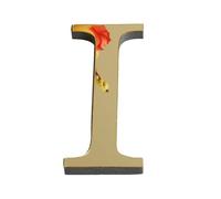 acrilico 3D - Decalcomanie da muro autoadesive 3D con,Adesivi murali a specchio Lettera, Home Decor Letter Sign, Art Sticker Decal per la decorazione domestica fai-da-te Oro chiaro