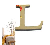 acrilico 3D | Decalcomanie da muro autoadesive 3D con,Lettere Grandi Oro Chiaro, Decorativi 'Da Appendere Alla Fattoria Per La Festa Nuziale 'ufficio a Camera Da Di Casa