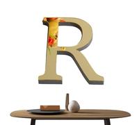 acrilico 3D | di lettere 3D a decorazione a parete - Lettere Grandi Oro Chiaro, Decorativi 'Da Appendere Alla Fattoria Per La Festa Nuziale 'ufficio a Camera Da Di Casa