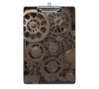 Acrilico Appunti, Steampunk Meccanico Ingranaggi Stampa A4 Appunti Durevole Appunti Ufficio Appunti Leggero Appunti