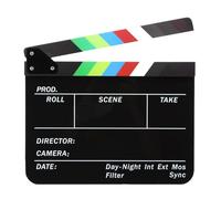 Acrilico Clapperboard 10x12 Pollici Per Del Cut Action Scene Dryed Crapper Board Scheda Video
