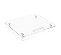 Acrilico Coffee Maker Sliding Tray | Clear Acrylic, 14in X 13in, 4 ruote in | Movable Kitchen Appliance Caddy For Countertop, Stand Mixer, Toaster, Heavy Duty