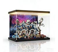 Acrilico Display Case for Lego 11370 Stran /ger Things: The Creel House Compatible with 11370, Transparent Dustproof Display Case (Model Kit non incluso) (Tri-Color Lightbox B)