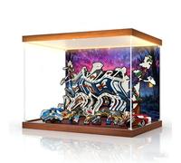 Acrilico Display Case for Lego 11370 Stran /ger Things: The Creel House Compatible with 11370, Transparent Dustproof Display Case (Model Kit non incluso) (Tri-Color Lightbox A)