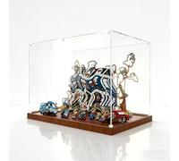 Acrilico Display Case for Lego 11370 Stran /ger Things: The Creel House Compatible with 11370, Transparent Dustproof Display Case (Model Kit non incluso) (Wood)