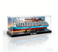 Acrilico Display Case for Lego 40955 Mae*rsk Dual-Fuel Container Ship, Dustproof Box, Storage Box, Clear Box, Display Box, Compatibile con Lego 40955 (Case Only, No Model) (Background A)
